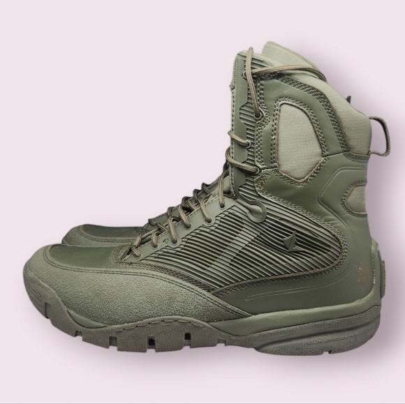 LALO EUC Shadow Amphibian 8" Ranger Green Lace Up Combat Tactical Military Boots - Picture 1 of 8